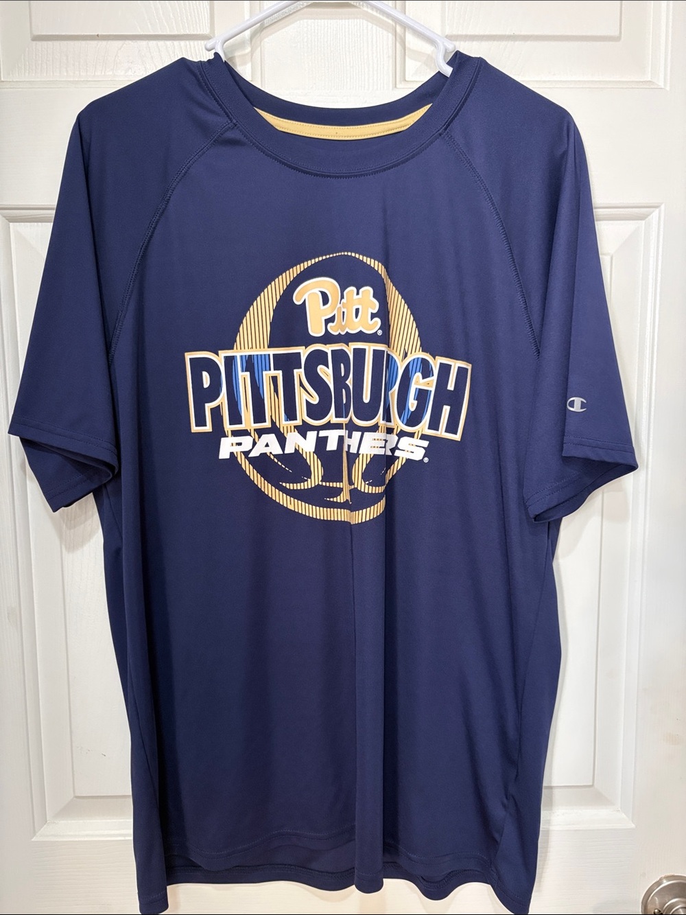 Champion Navy Pittsburgh Panthers Graphic Short-Sleeve Tee